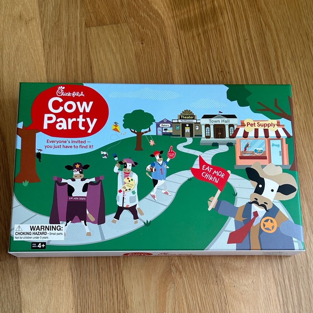 Chick-Fil-A Cow Party Game